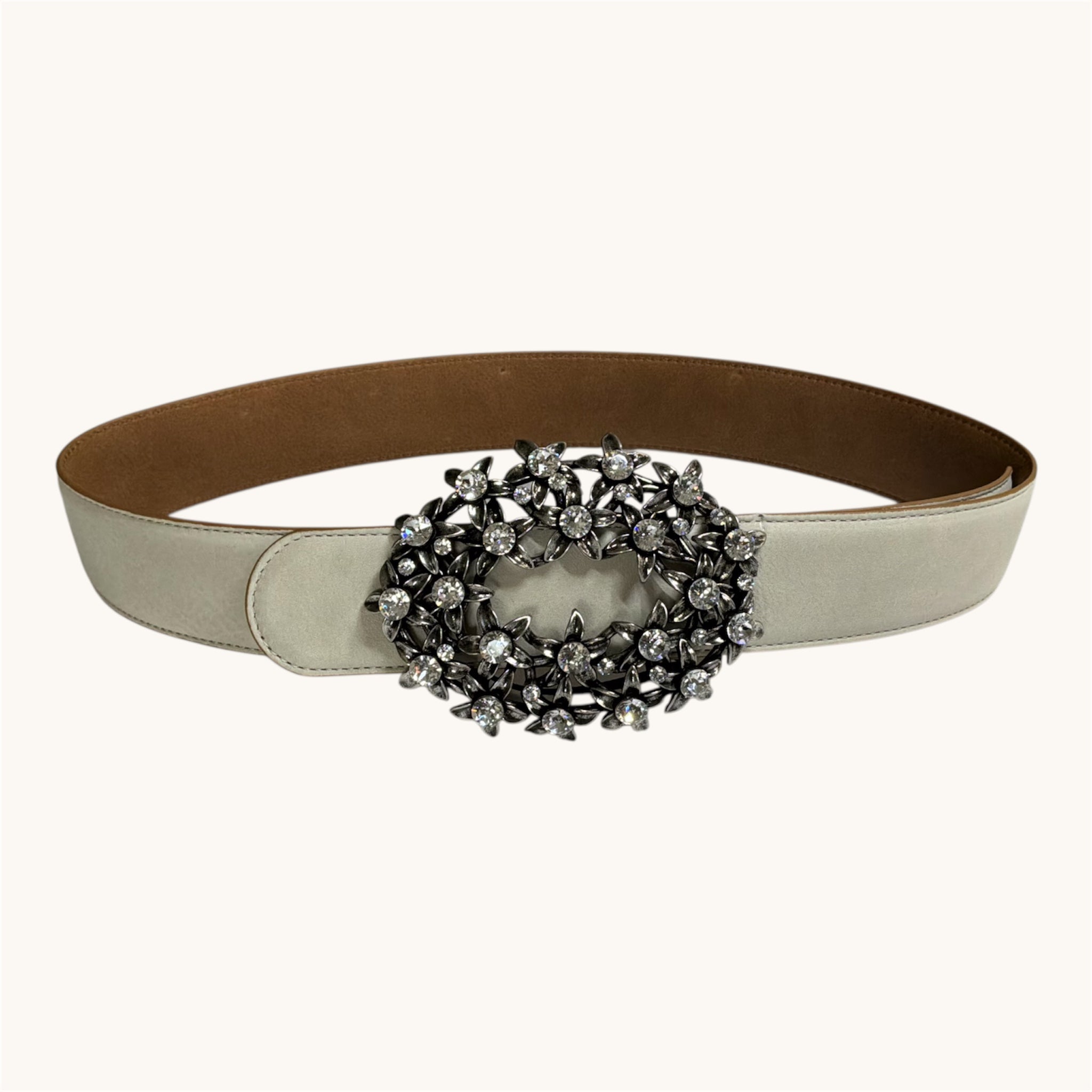 Luce di Plumeria — Reversible Italian Leather Strap