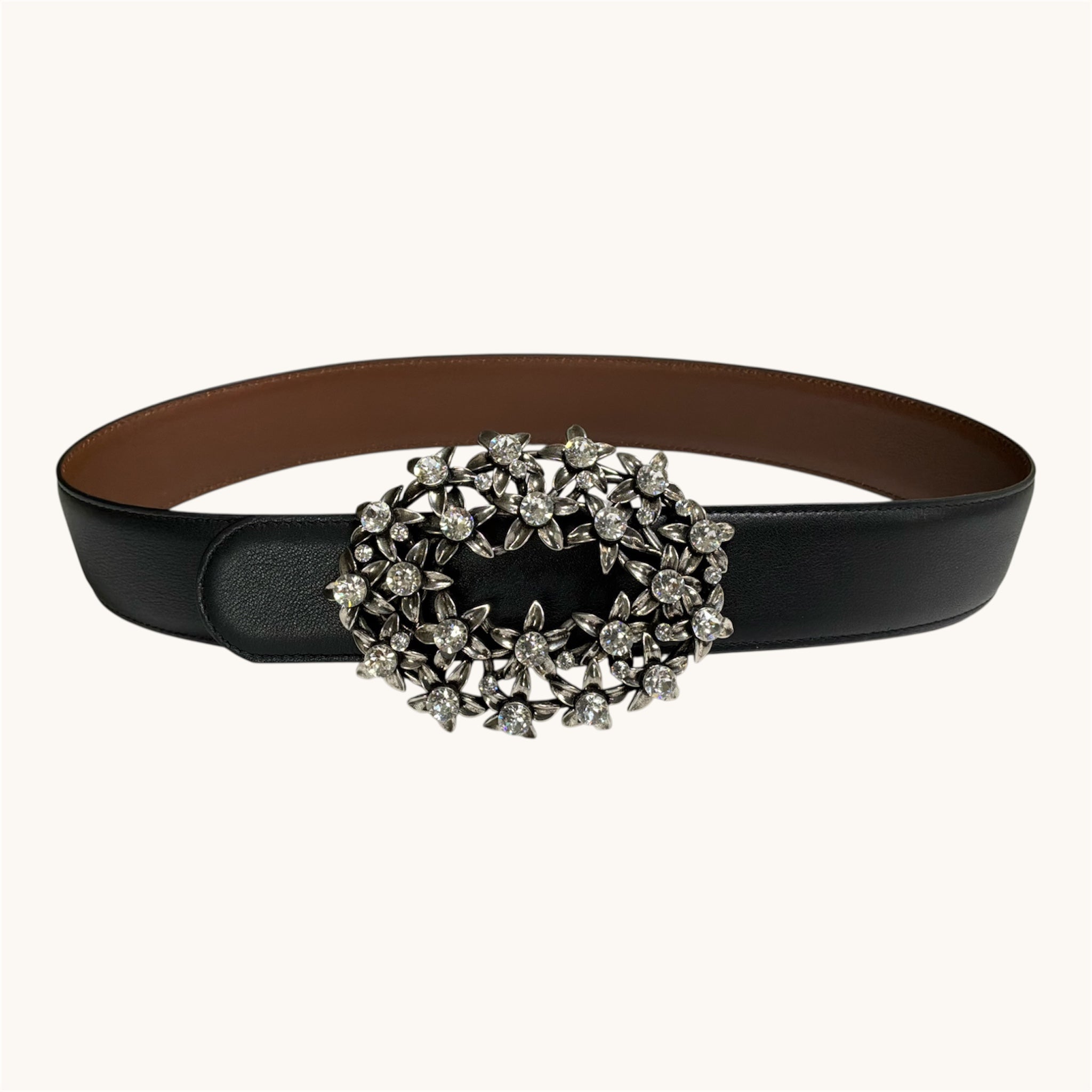 Luce di Plumeria — Reversible Italian Leather Strap