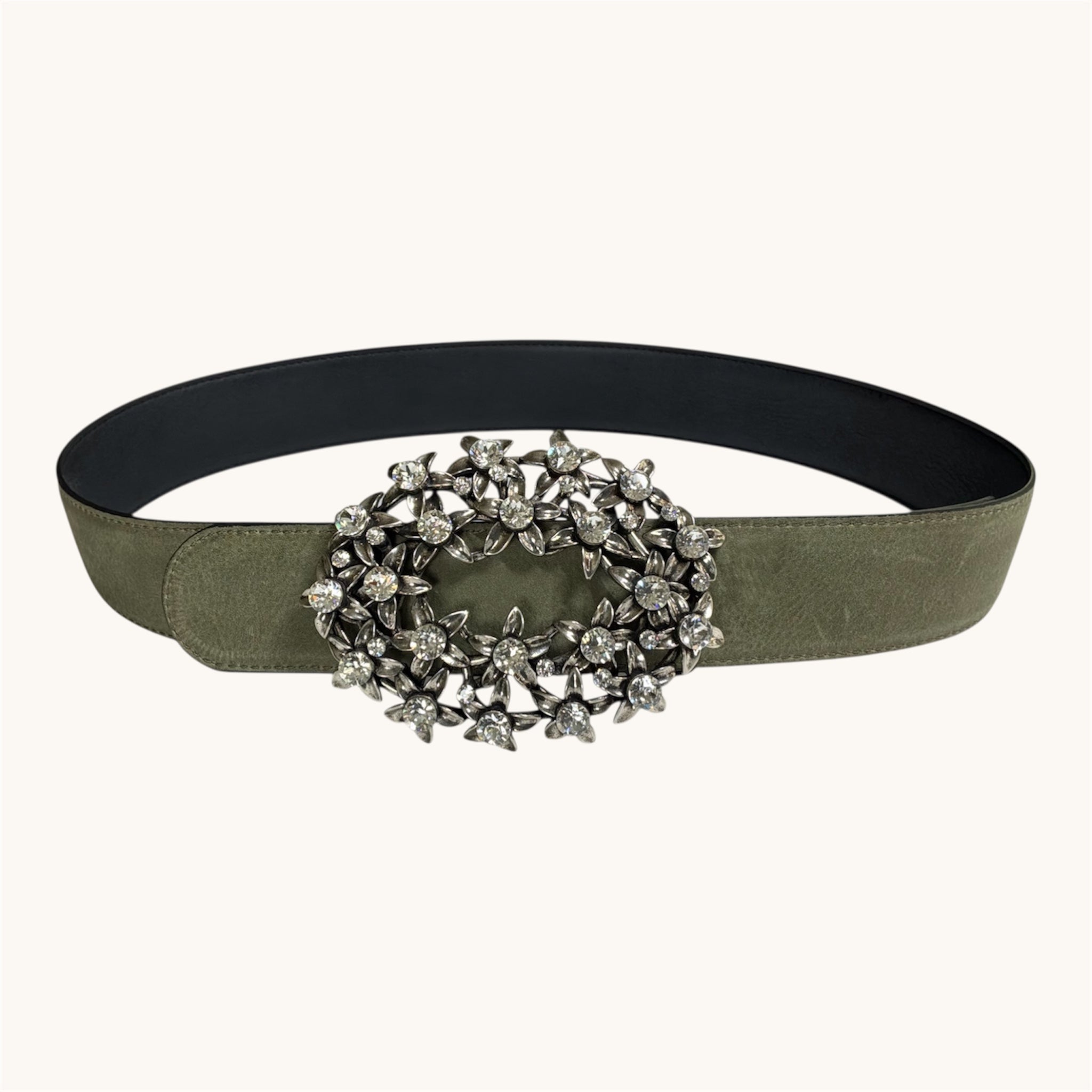 Luce di Plumeria — Reversible Italian Leather Strap