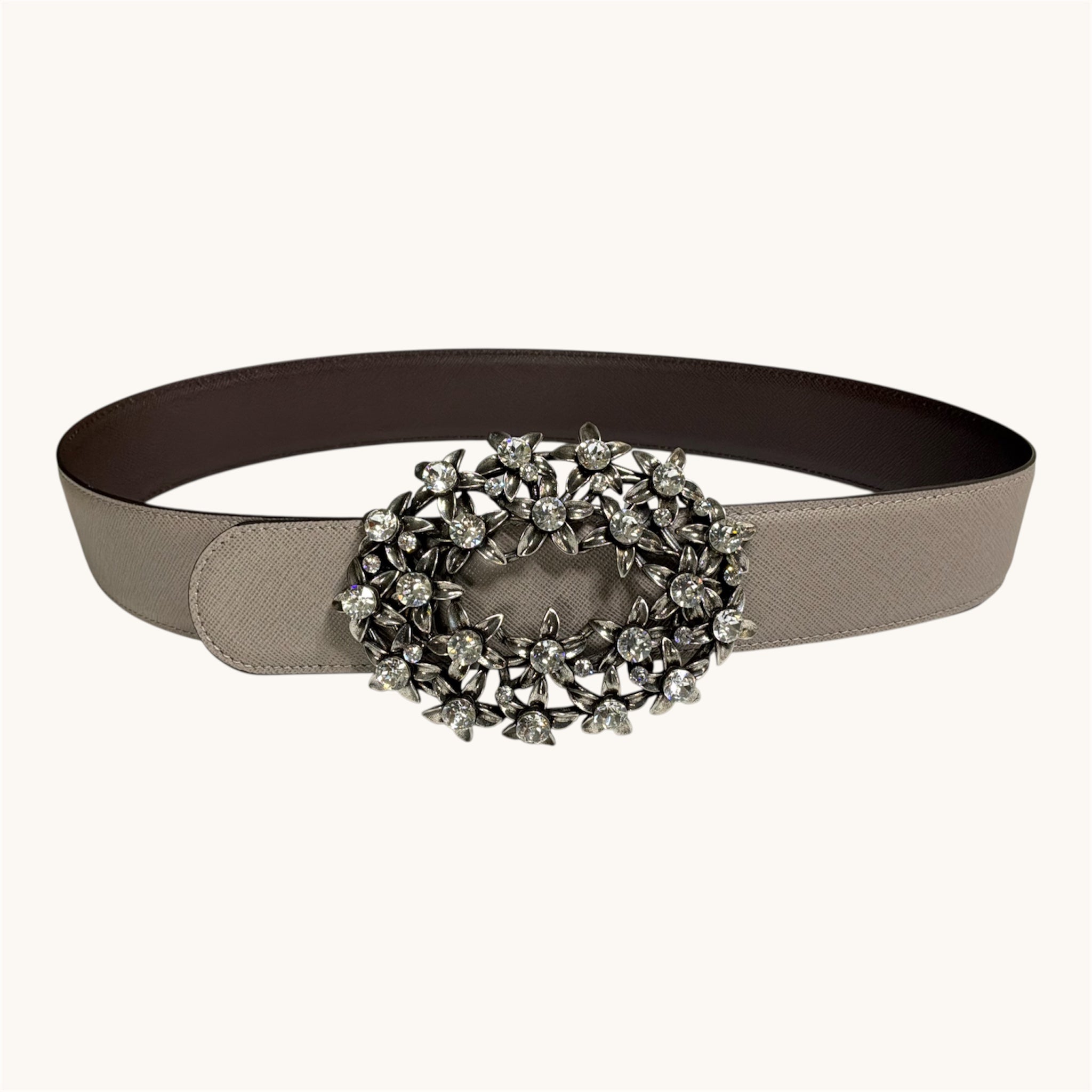 Luce di Plumeria — Reversible Italian Leather Strap