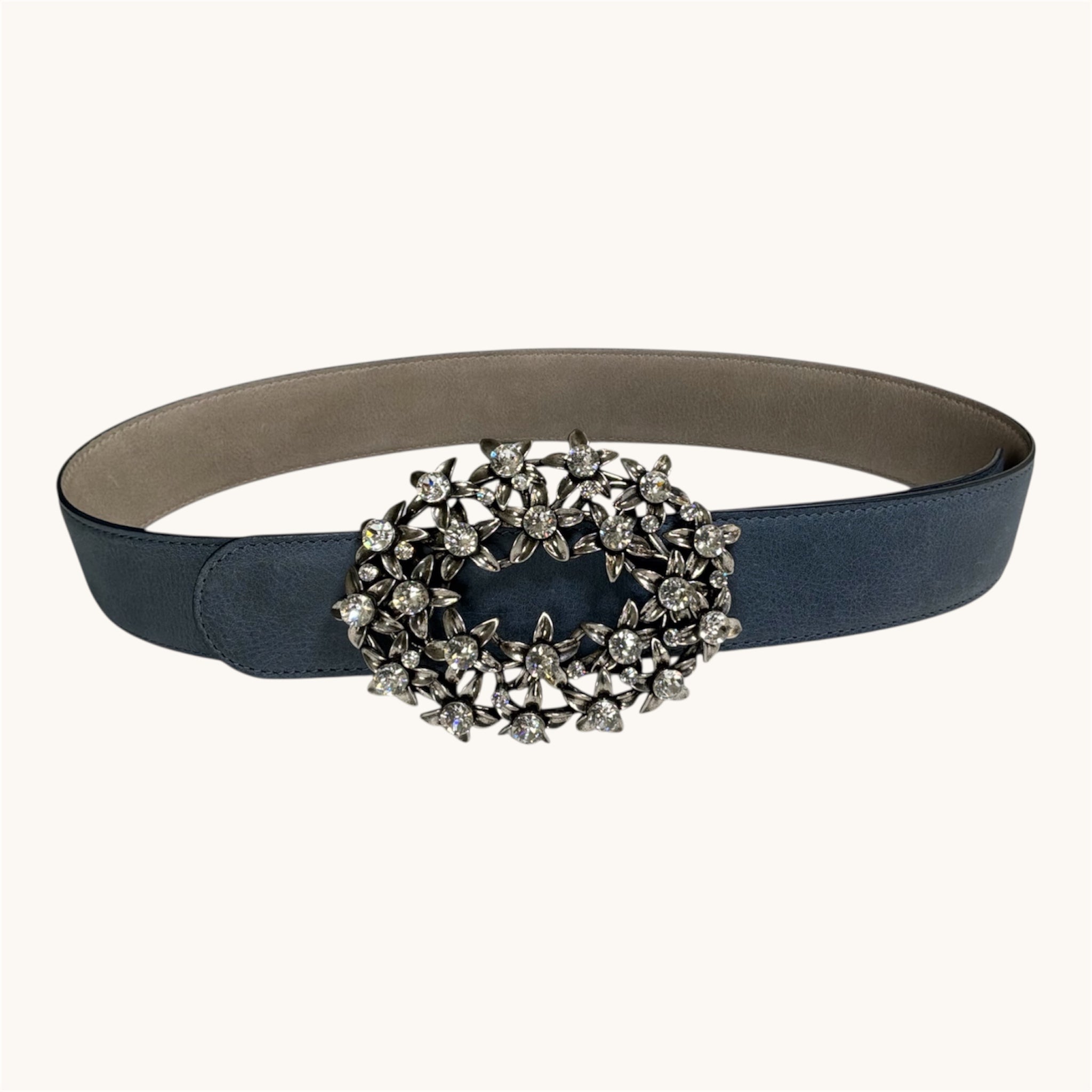 Luce di Plumeria — Reversible Italian Leather Strap
